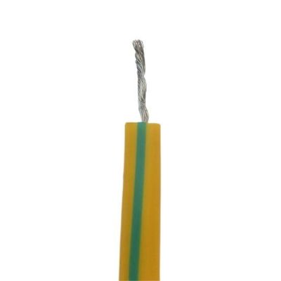 Buen precio CALIENTE el cable de alta temperatura trenzado 180 4mm2 del silicón de la tierra de tierra amarillo/verde En línea
