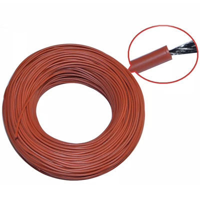 Buen precio El silicón de la fibra de carbono aisló el alambre combinado de calefacción del cable 12K 33ohm de la calefacción por el suelo En línea