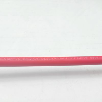 Buen precio El cable de instrumentación 300/500V 2C2.5 CU/MGT/XLPE/OS/FR/LSZH/GSWA/LSZH 2x2.5 En línea