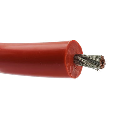 Buen precio Cable de silicona de alta tensión de 100 kV, grado industrial, cable de alimentación rojo En línea