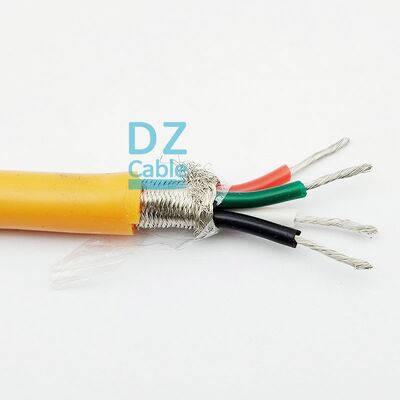 Buen precio Cable de Silicona Flexible Trenzado Multicapa Blindado Calor 180 Naranja | EWKF-C 4 Hilos 0.75mm² En línea